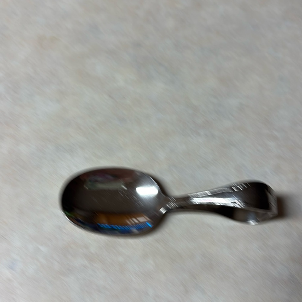 Community Deluxe Stainless looped baby - toddler spoon